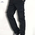 Men's Cargo Trousers - Cotton, Regular Fit, All-Season Style   OAXG 