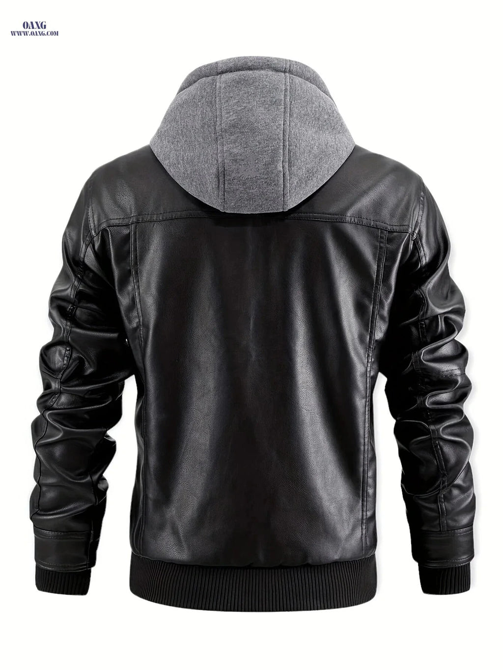 Men's Casual 2-in-1 Jacket - Stylish Bomber & Biker with Pockets   OAXG 