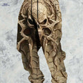 Men's Casual 3D Print Skull Running Pants - Regular Fit, Drawstring   OAXG Khaki / S