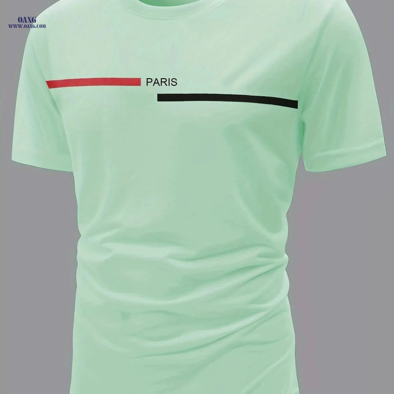 Men's Casual Alphabet Print Crew Neck T-Shirt - All-Season Style   OAXG 