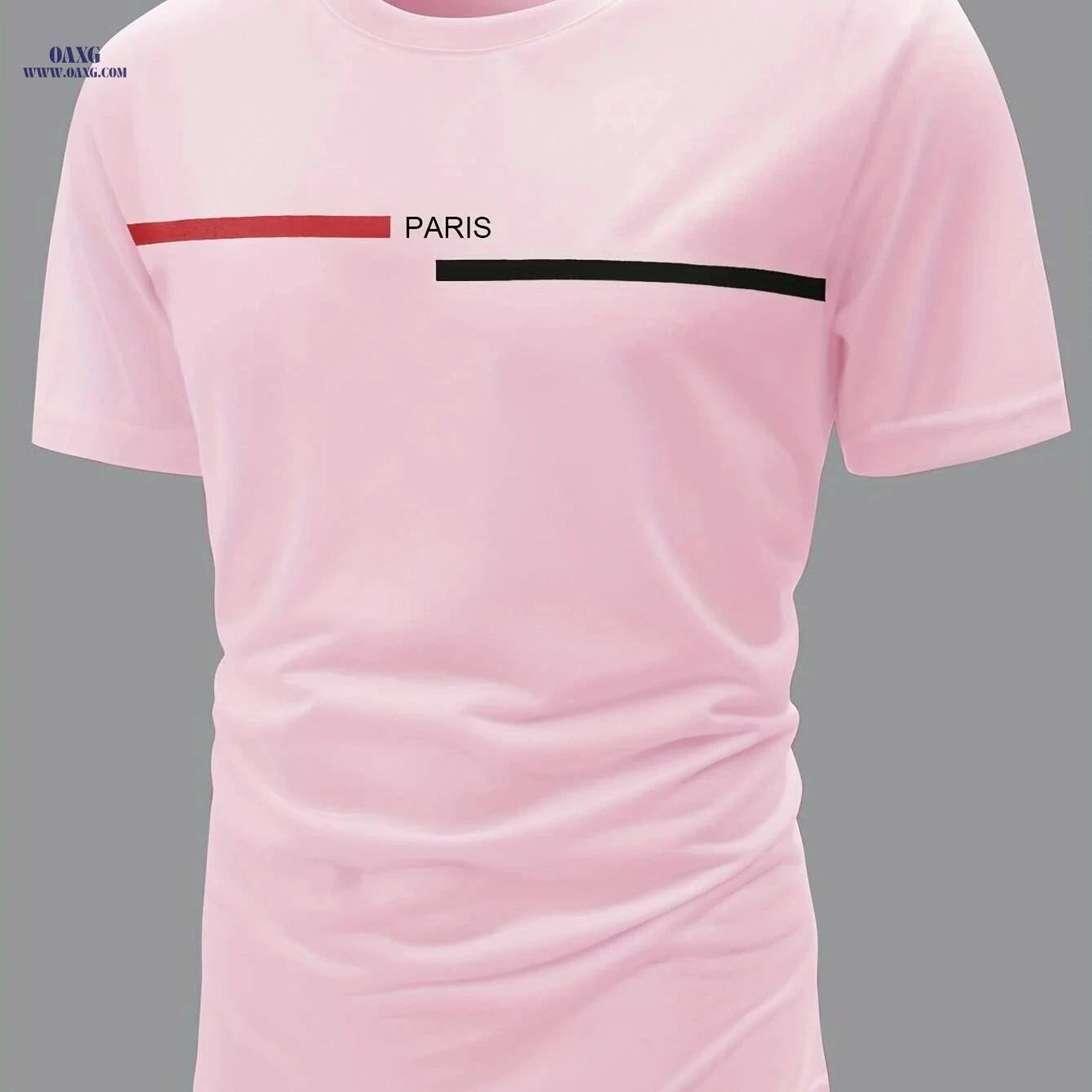 Men's Casual Alphabet Print Crew Neck T-Shirt - All-Season Style   OAXG 