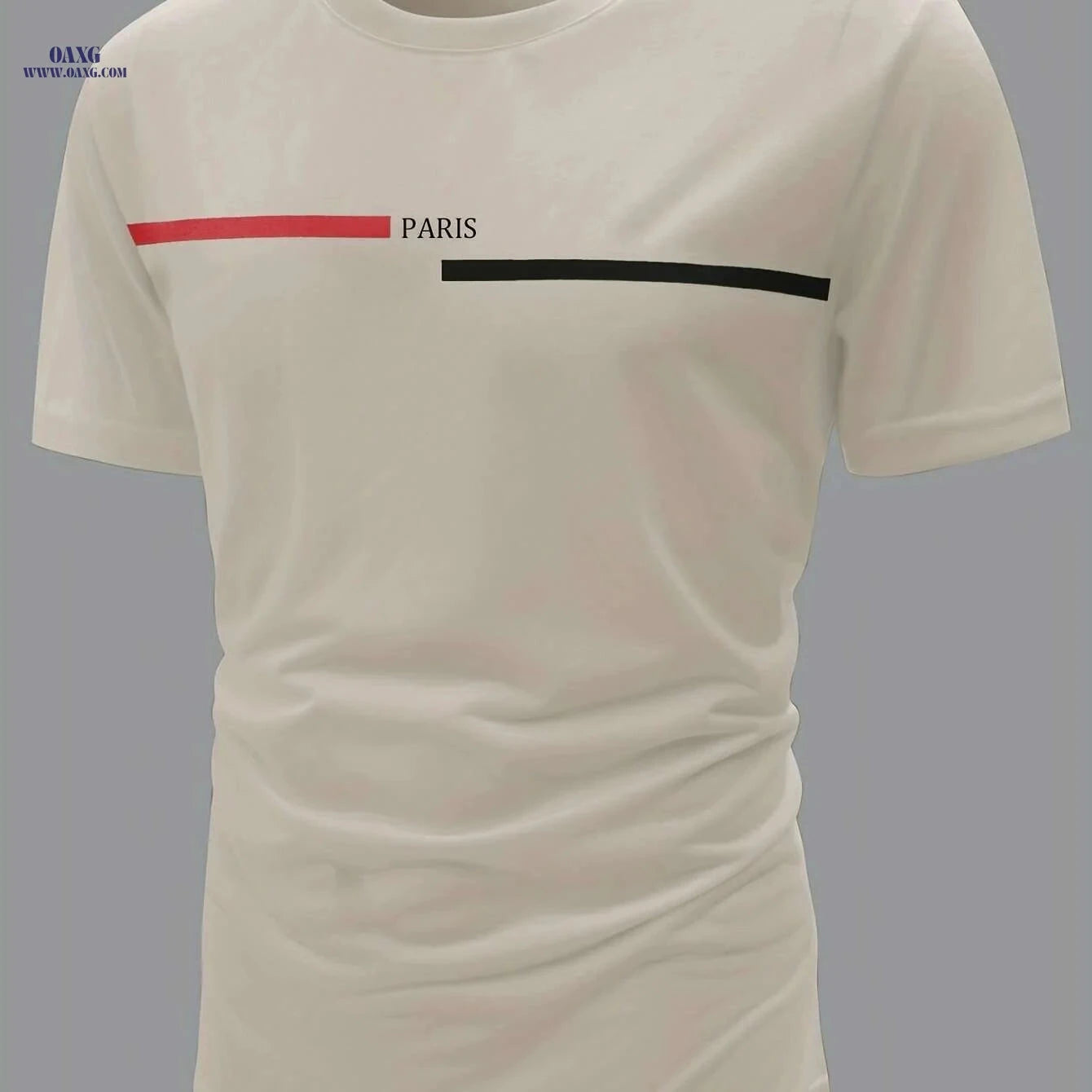 Men's Casual Alphabet Print Crew Neck T-Shirt - All-Season Style   OAXG 