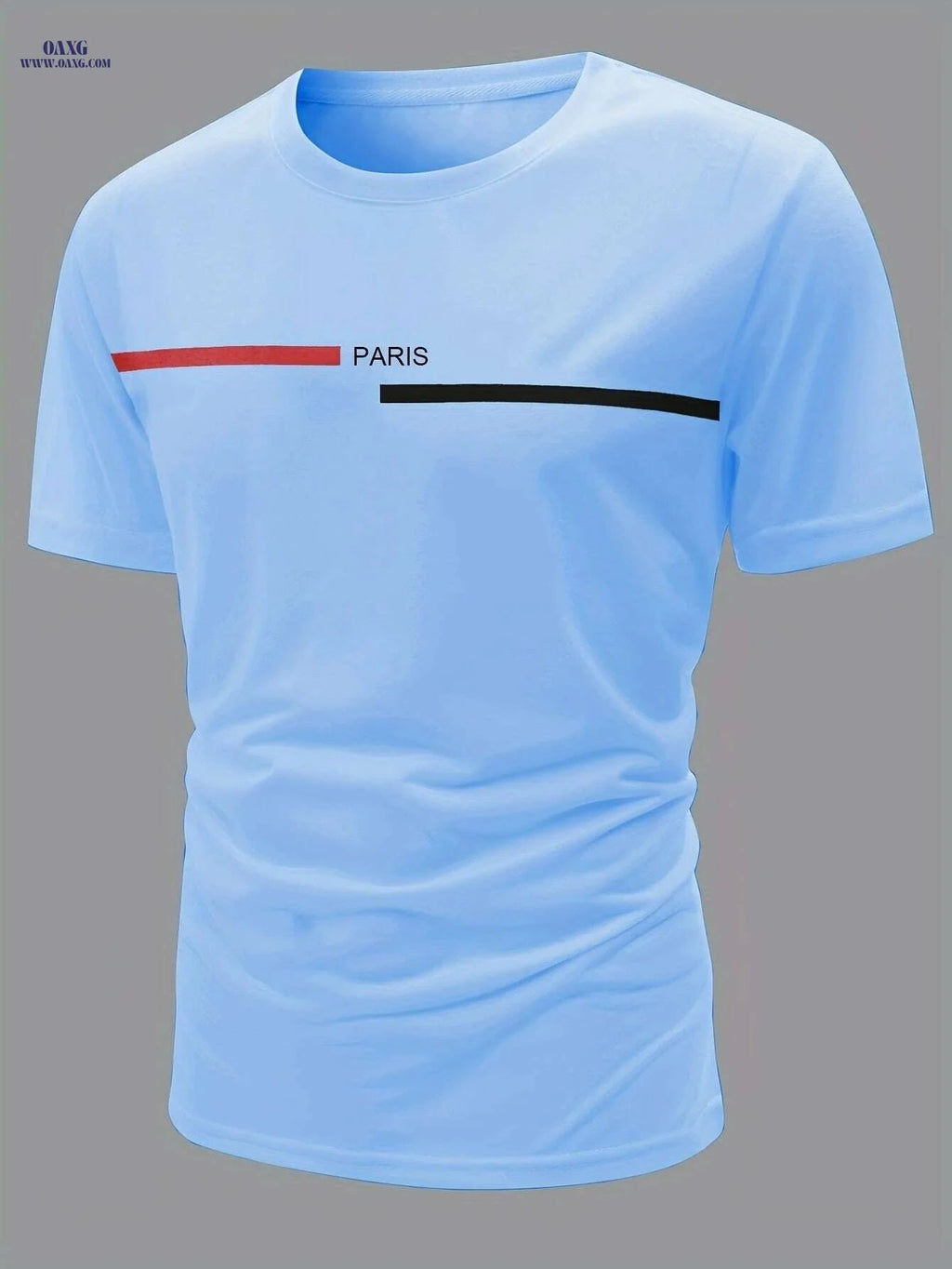 Men's Casual Alphabet Print Crew Neck T-Shirt - All-Season Style   OAXG 