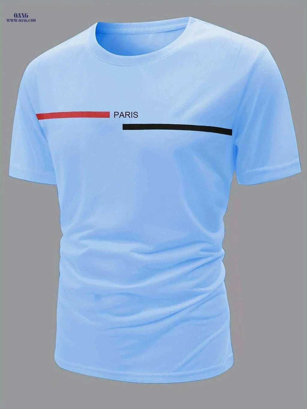 Men's Casual Alphabet Print Crew Neck T-Shirt - All-Season Style   OAXG White / S