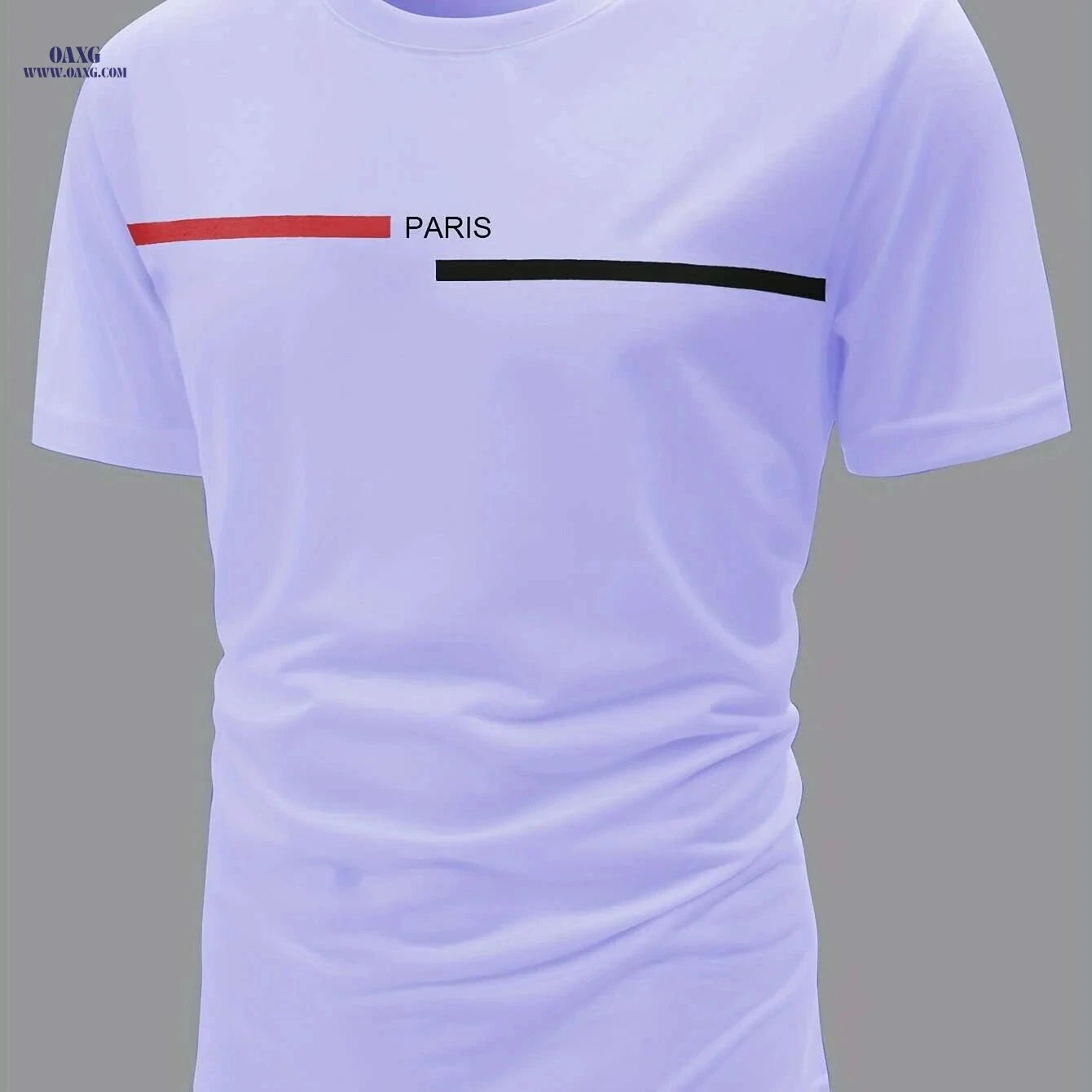 Men's Casual Alphabet Print Crew Neck T-Shirt - All-Season Style   OAXG White / S