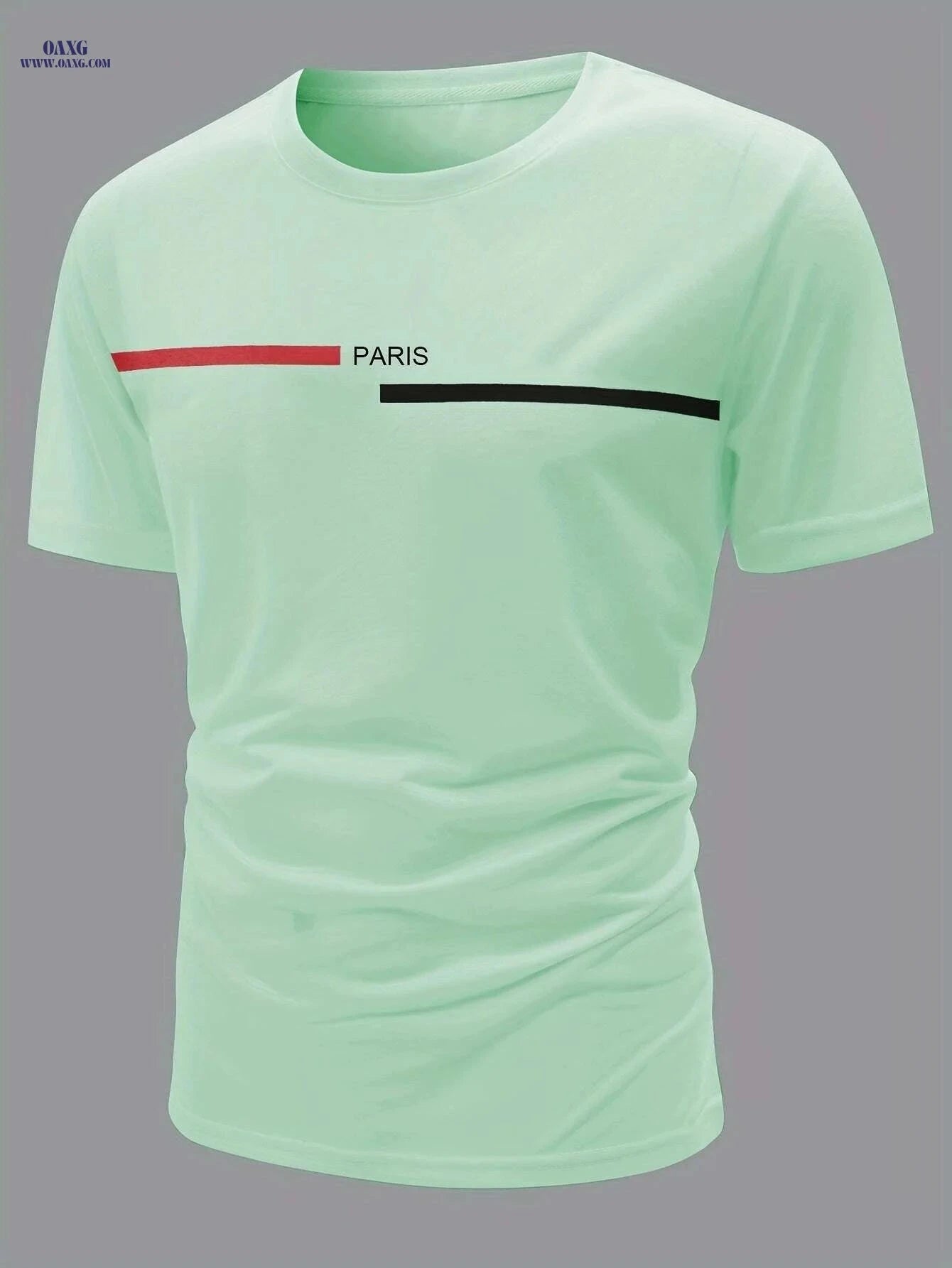 Men's Casual Alphabet Print Crew Neck T-Shirt - All-Season Style   OAXG White / S
