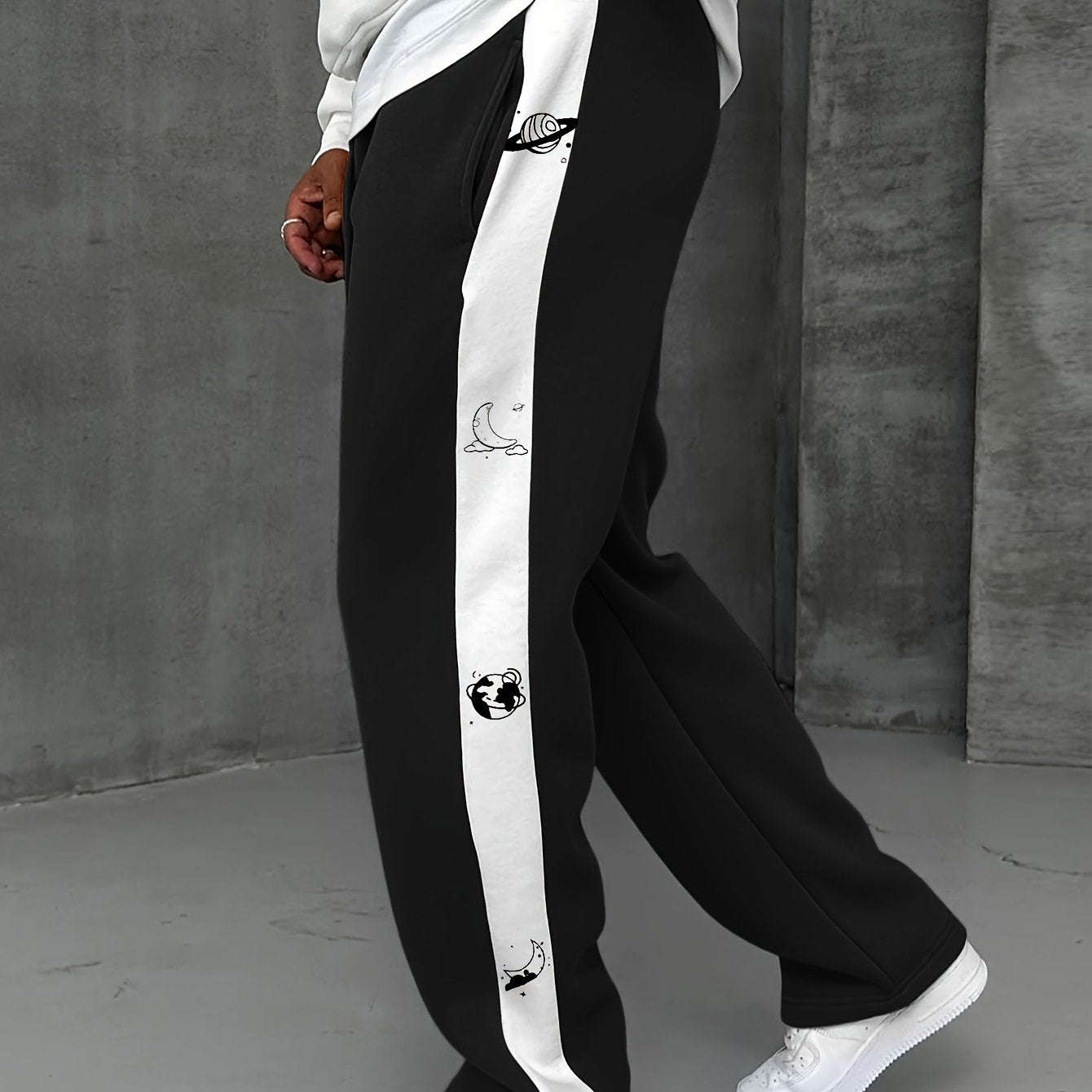 Men's Casual Ankle Pants - Adjustable Elastic Waistband, Slight Stretch   OAXG 