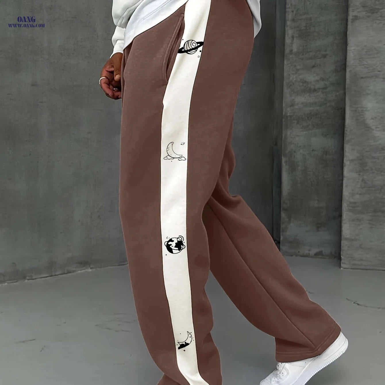 Men's Casual Ankle Pants - Adjustable Elastic Waistband, Slight Stretch   OAXG 