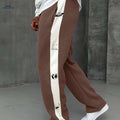 Men's Casual Ankle Pants - Adjustable Elastic Waistband, Slight Stretch   OAXG 
