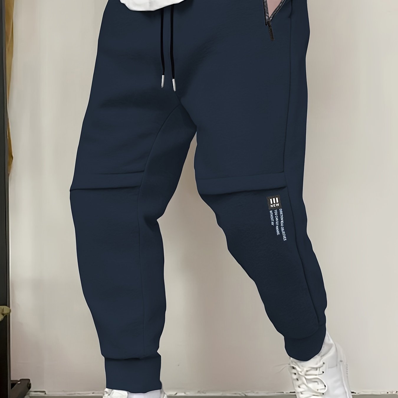 Men's Casual Athletic Pants - All-Season Sports Wear with Pockets   OAXG 