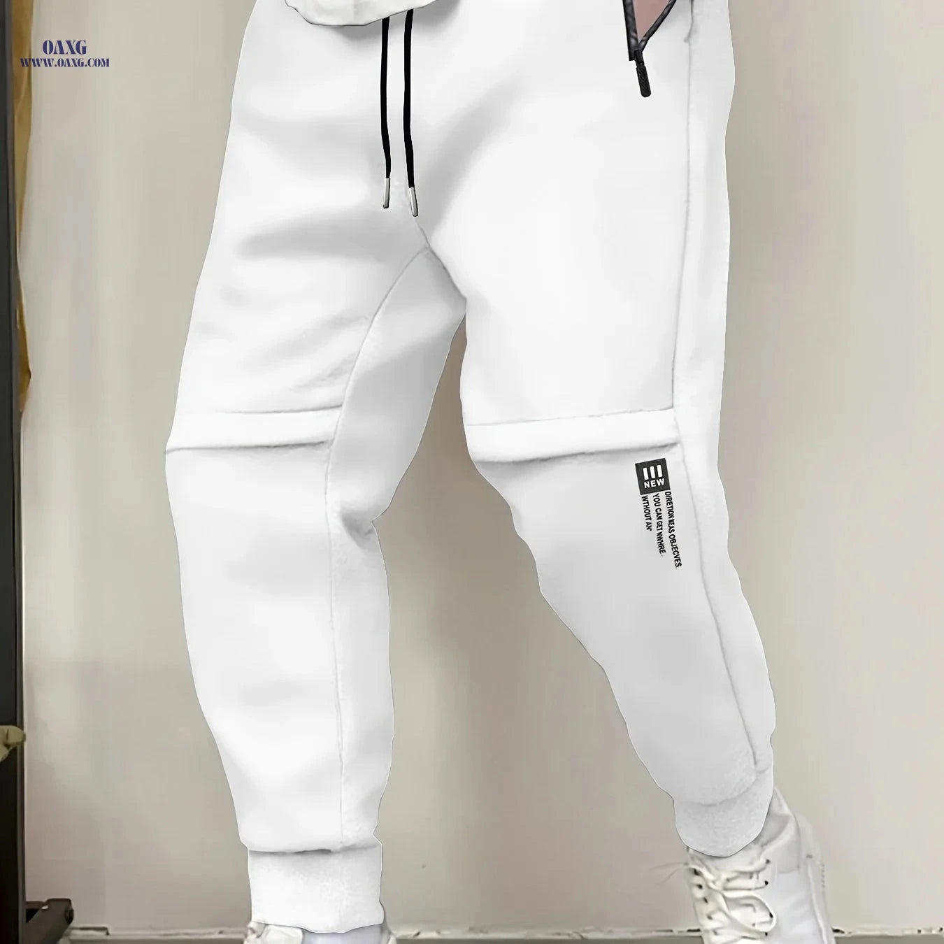 Men's Casual Athletic Pants - All-Season Sports Wear with Pockets   OAXG 
