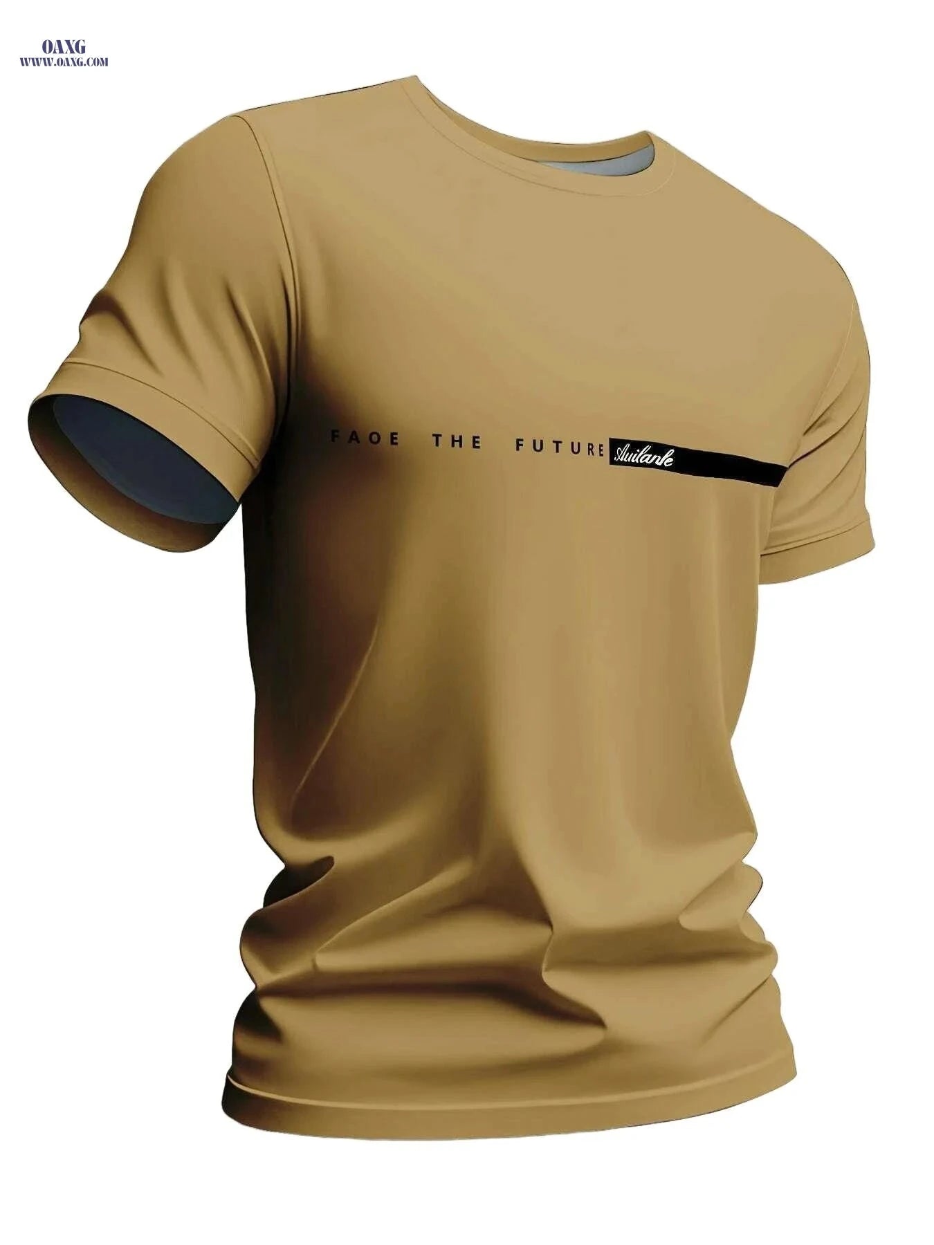 Men's Casual Athletic T-Shirt - Lightweight, Breathable, Crew Neck   OAXG 