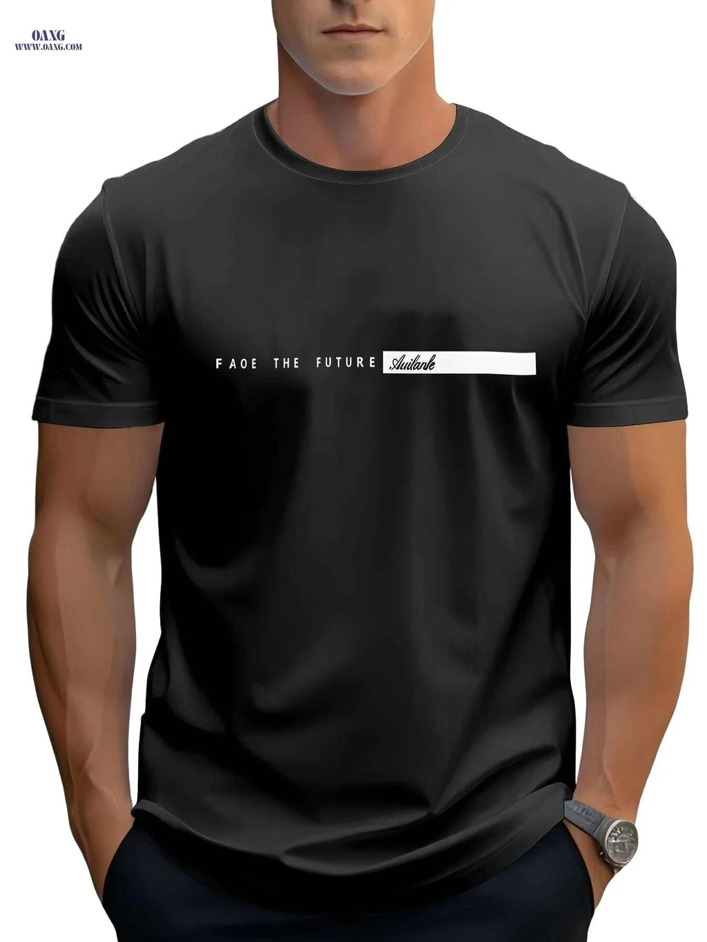 Men's Casual Athletic T-Shirt - Lightweight, Breathable, Crew Neck   OAXG Dark Gray / S