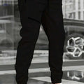 Men's Casual Beige Pants with Drawstring - Comfortable Regular Fit   OAXG 