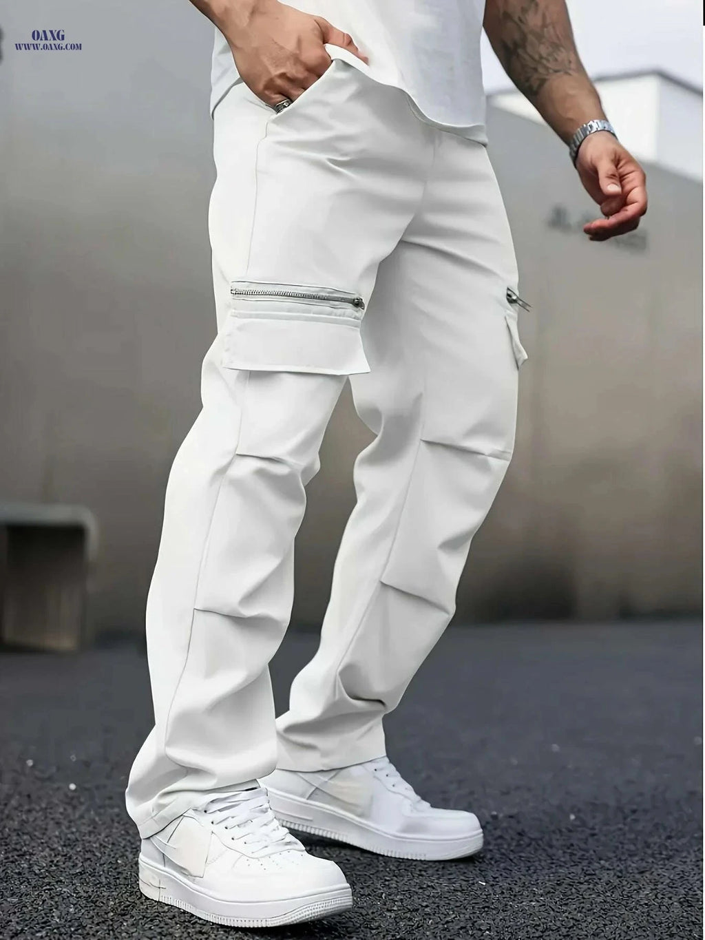 Men's Casual Cargo Pants - Loose Fit for Summer Outdoor Sports   OAXG 