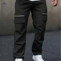 Men's Casual Cargo Pants - Loose Fit for Summer Outdoor Sports   OAXG Black / S
