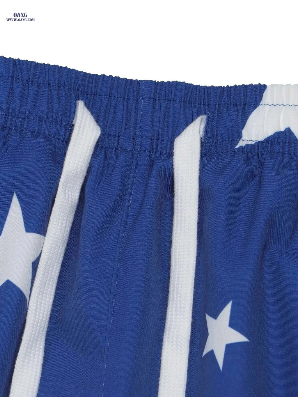 Men's Casual Cargo Pants - Navy Star Print, Utility Pockets, Comfy Fit   OAXG 