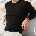 Men's Casual Crew Neck Knit Sweater - Perfect for Autumn/Winter   OAXG 