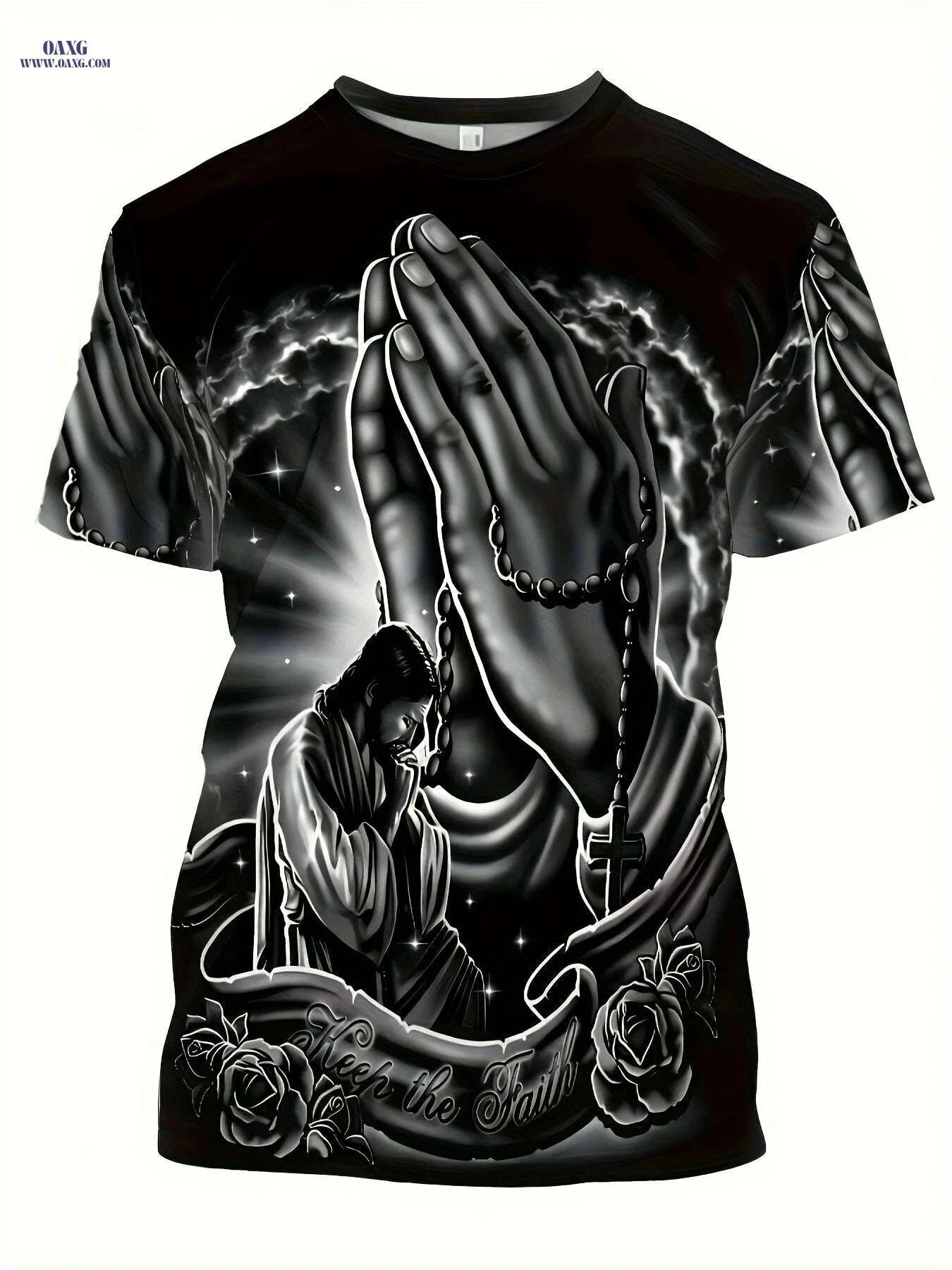 Men’s Casual Crew Neck T-Shirt - Light Luxury Summer Fashion Tee   OAXG 