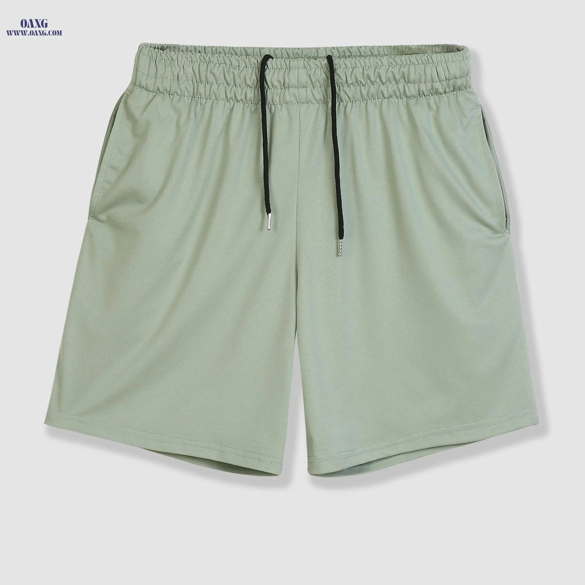 Men's Casual Drawstring Shorts - Moisture-Wicking, Regular Fit   OAXG 