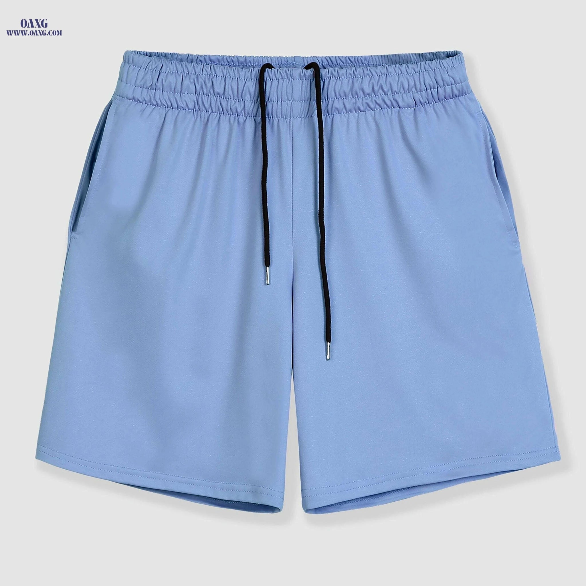 Men's Casual Drawstring Shorts - Moisture-Wicking, Regular Fit   OAXG 