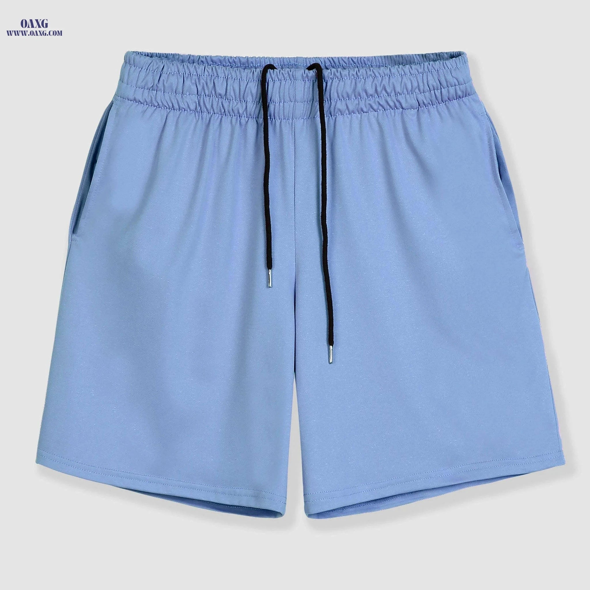 Men's Casual Drawstring Shorts - Moisture-Wicking, Regular Fit   OAXG 