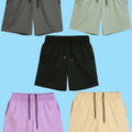 Men's Casual Drawstring Shorts - Moisture-Wicking, Side Pockets   OAXG 