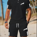 Men's Casual Golf Set - 2pcs Outfit for Light Outdoor Sports   OAXG 