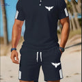 Men's Casual Golf Suit - Comfortable Summer Two-Piece Set   OAXG 