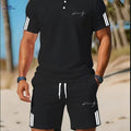 Men's Casual Golf Suit - Versatile Two-Piece Set for Summer Outings   OAXG 