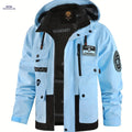 Men's Casual Hooded Jacket - Thin Outdoor Multi-Pocket Style   OAXG 