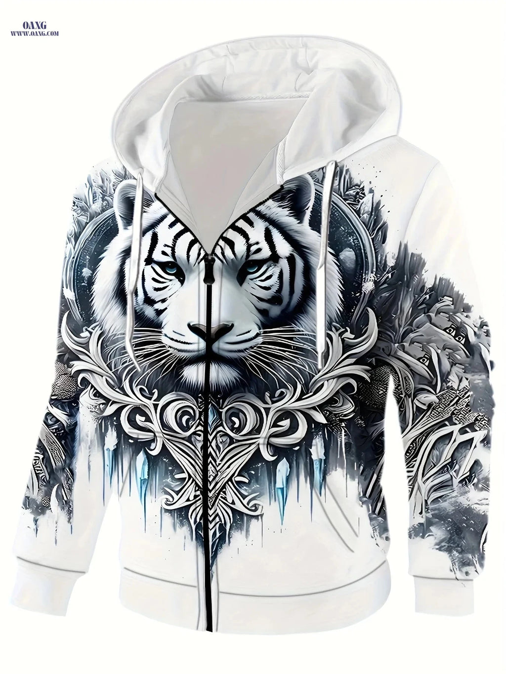 Men's Casual Hooded Novelty Jackets - Stretchy Polyester Coats   OAXG 