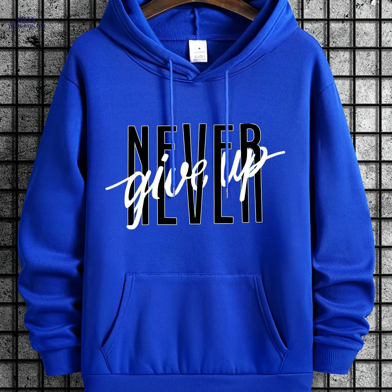 Men's Casual Hoodie - Stylish Drawstring Sweatshirt for Fall/Winter   OAXG 