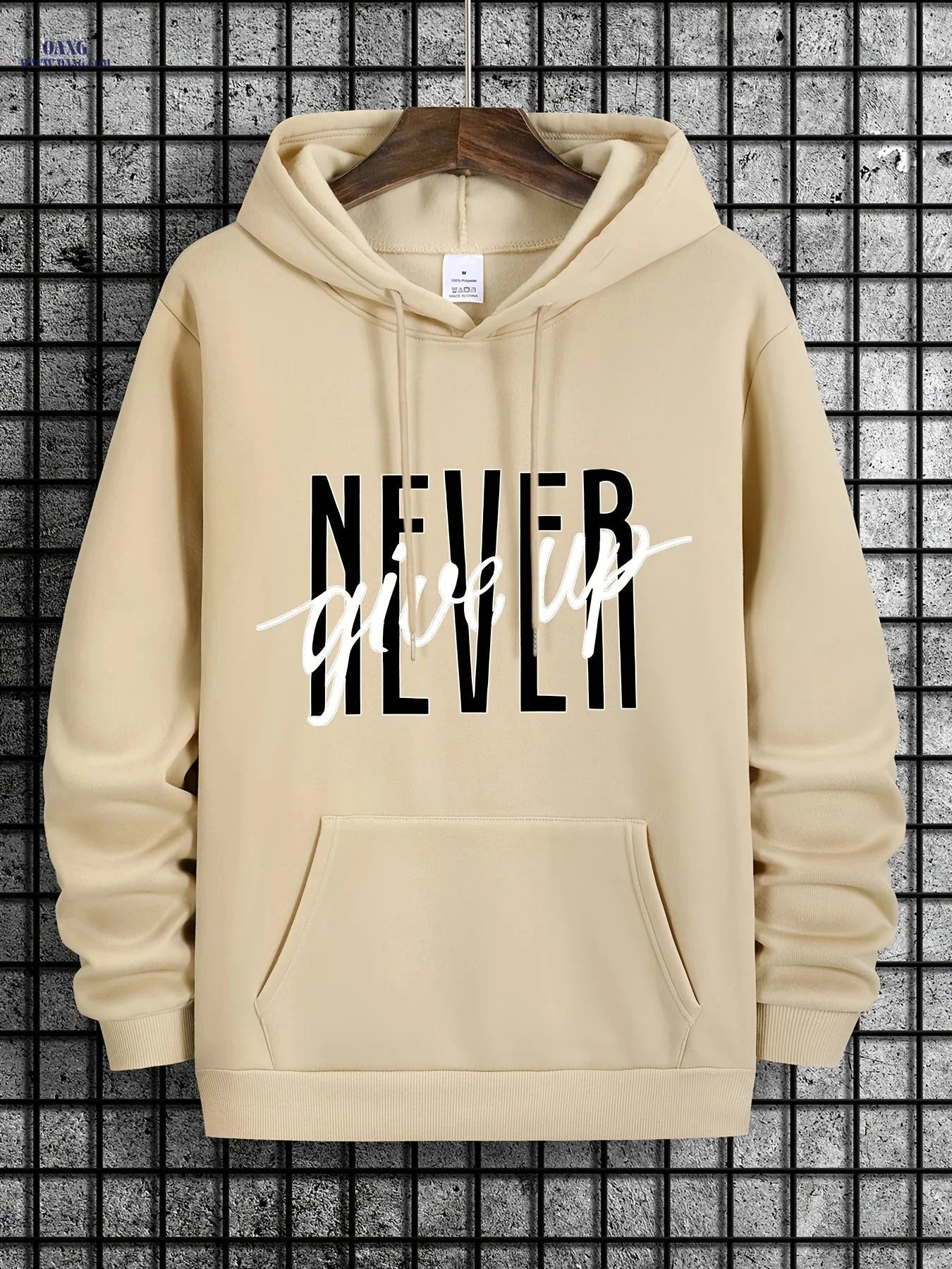 Men's Casual Hoodie - Stylish Drawstring Sweatshirt for Fall/Winter   OAXG 