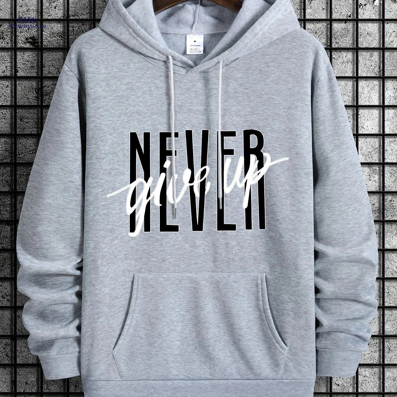 Men's Casual Hoodie - Stylish Drawstring Sweatshirt for Fall/Winter   OAXG 