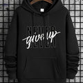 Men's Casual Hoodie - Stylish Drawstring Sweatshirt for Fall/Winter   OAXG 