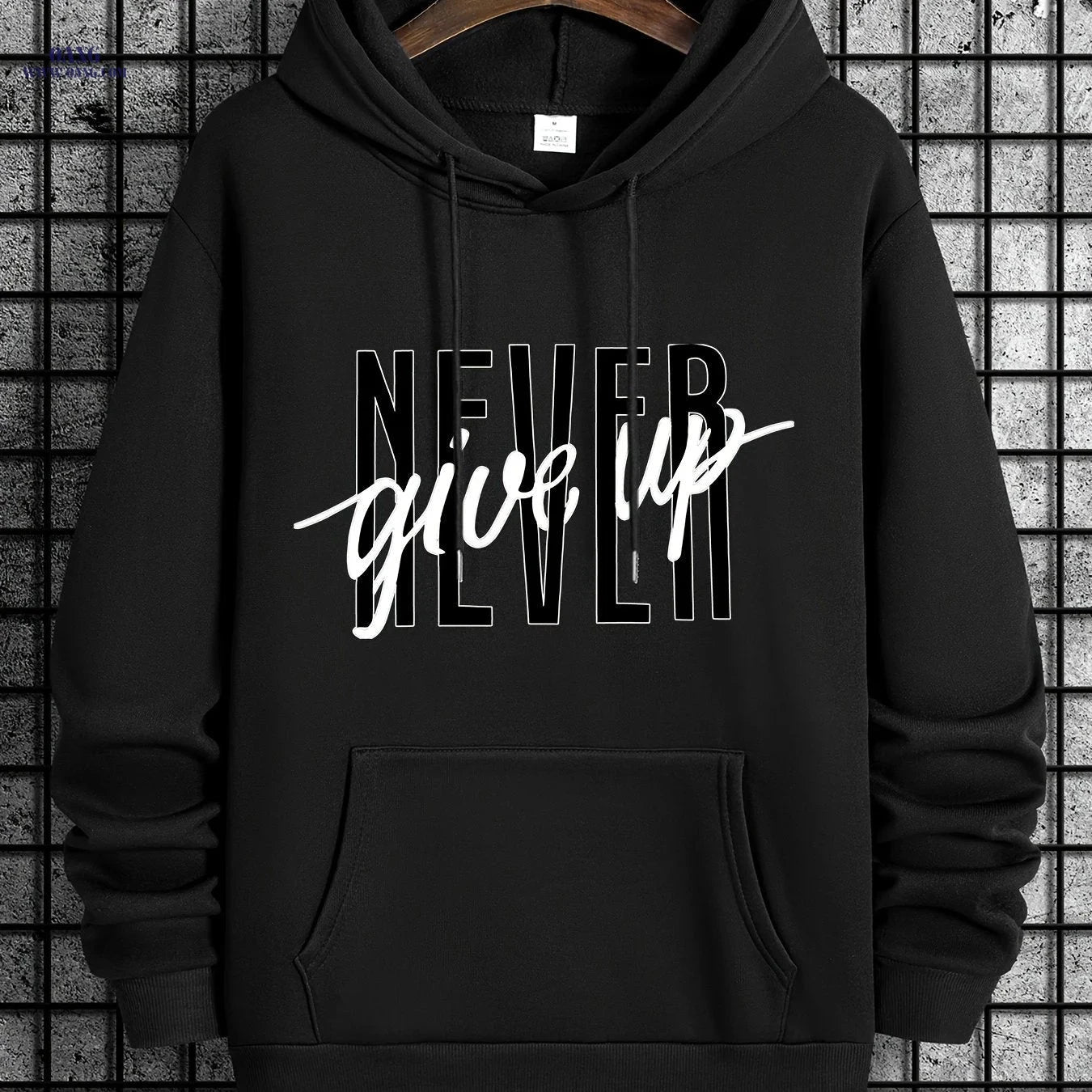 Men's Casual Hoodie - Stylish Drawstring Sweatshirt for Fall/Winter   OAXG 
