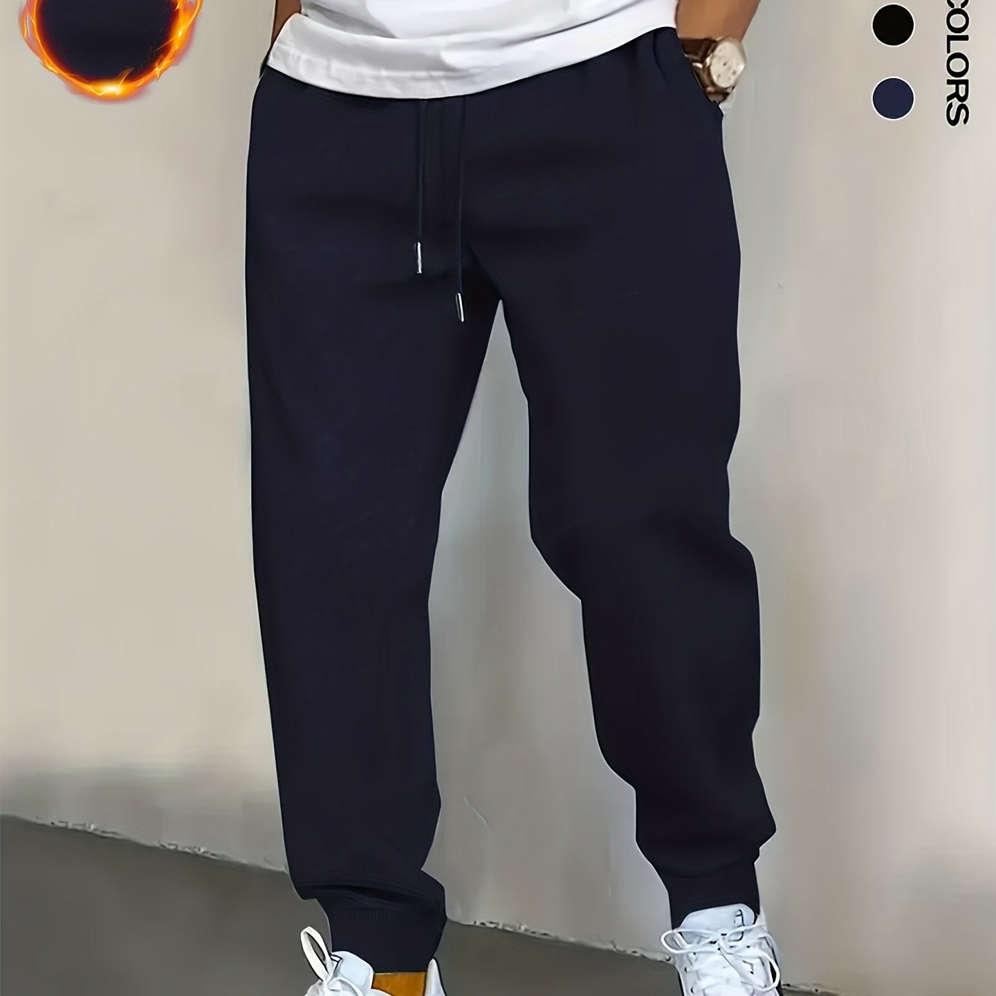 Men's Casual Jogger Pants - Comfortable, Wrinkle-Resistant, Stretchy   OAXG 
