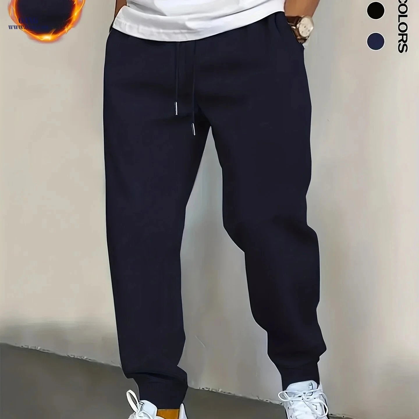 Men's Casual Jogger Pants - Comfortable, Wrinkle-Resistant, Stretchy   OAXG 