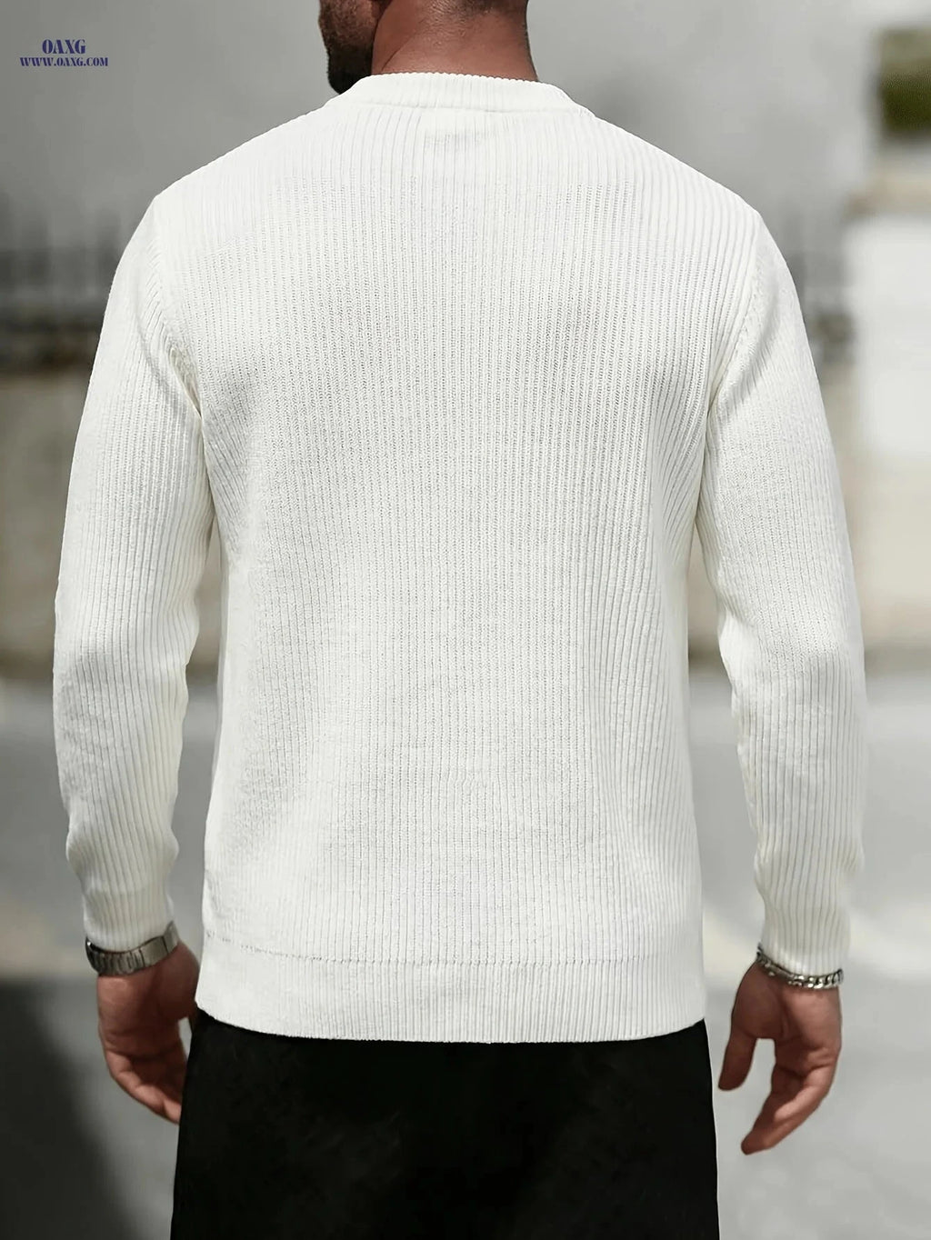 Men's Casual Loose-Fit Corduroy Zip-Up Cardigan - Fall/Winter Style   OAXG 