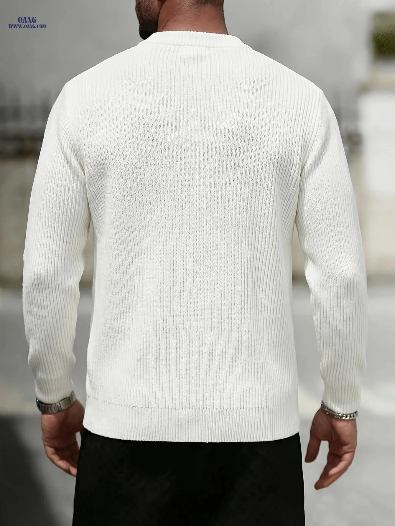 Men's Casual Loose-Fit Corduroy Zip-Up Cardigan - Fall/Winter Style   OAXG 