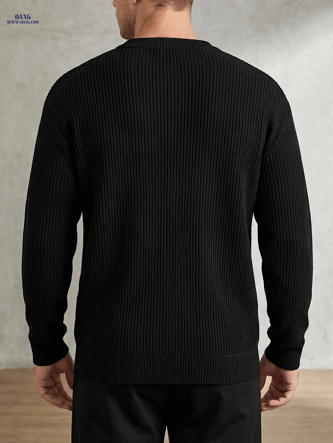 Men's Casual Loose-Fit Corduroy Zip-Up Cardigan - Fall/Winter Style   OAXG White / FR S