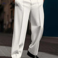Men's Casual Loose Fit Trousers - Comfortable Daily Wear   OAXG 