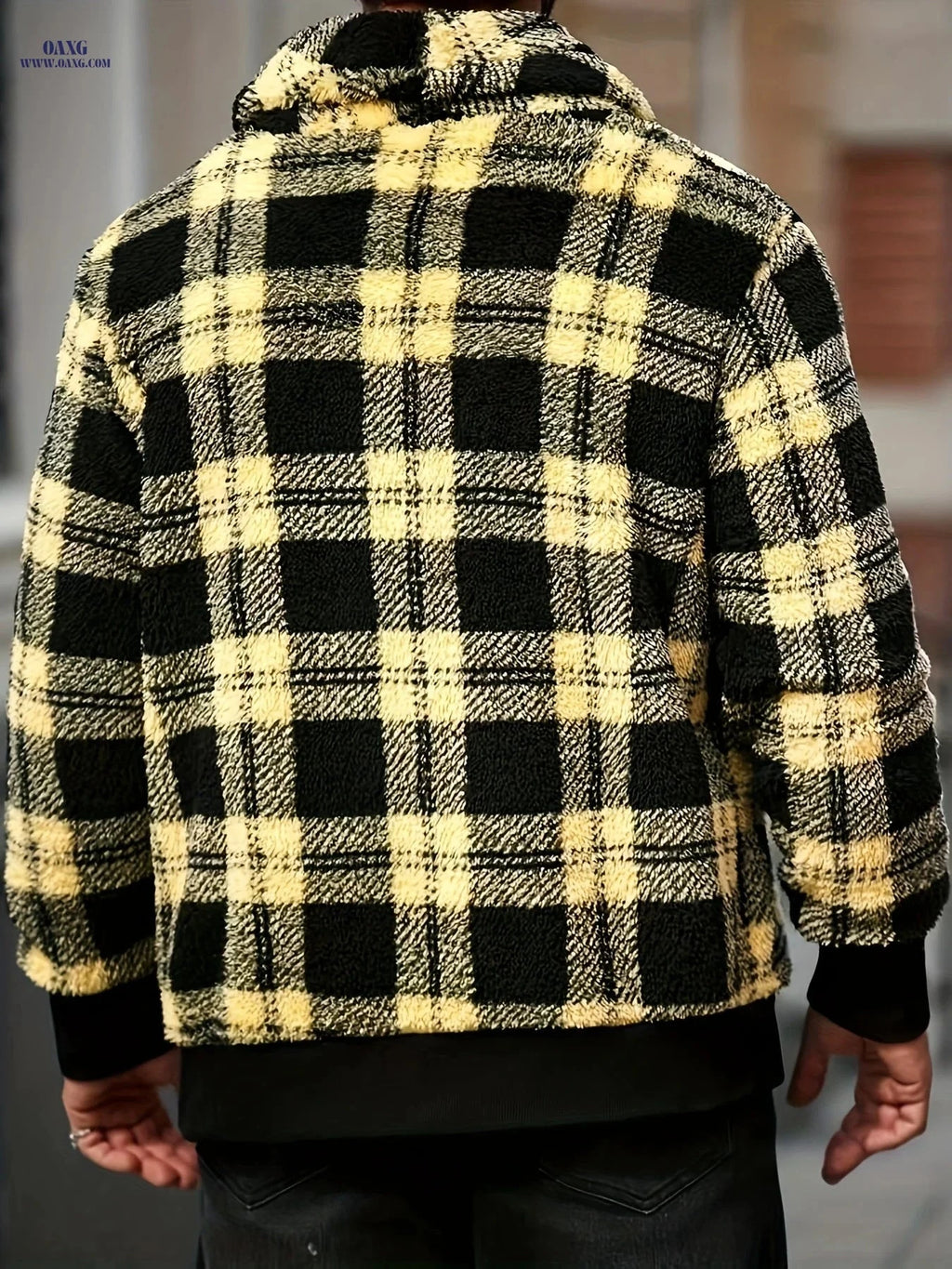 Men's Casual Minimalist Jacket - Stretchy Fleece for Fall/Winter   OAXG 