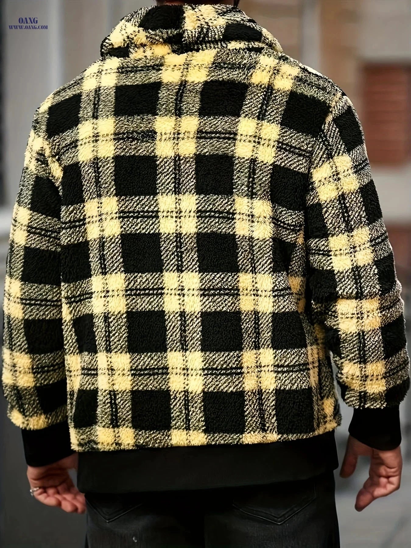 Men's Casual Minimalist Jacket - Stretchy Fleece for Fall/Winter   OAXG 