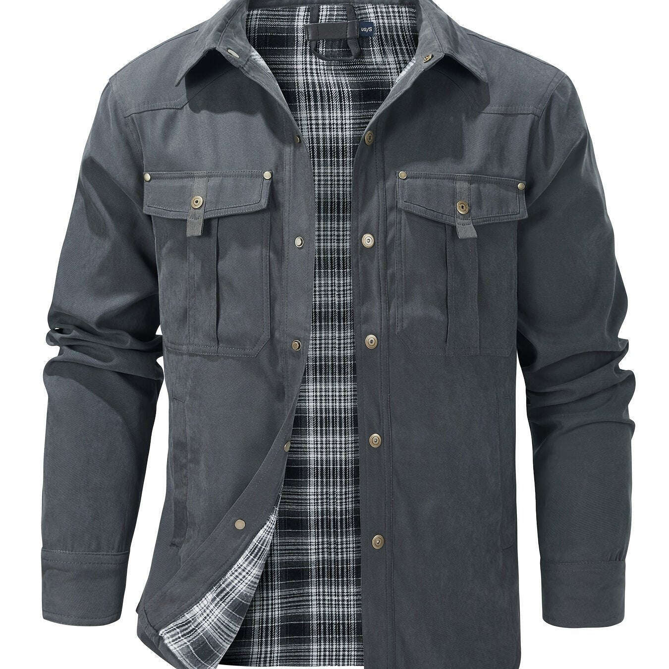 men-s-casual-plaid-cargo-jacket-stylish-solid-color-for-spring-fall-oaxg-q7X