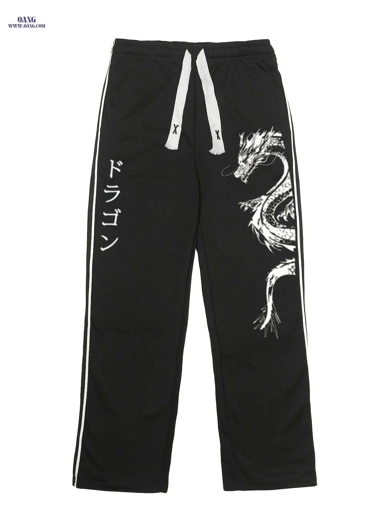 Men's Casual Print Joggers - Comfortable Polyester with Pockets   OAXG 