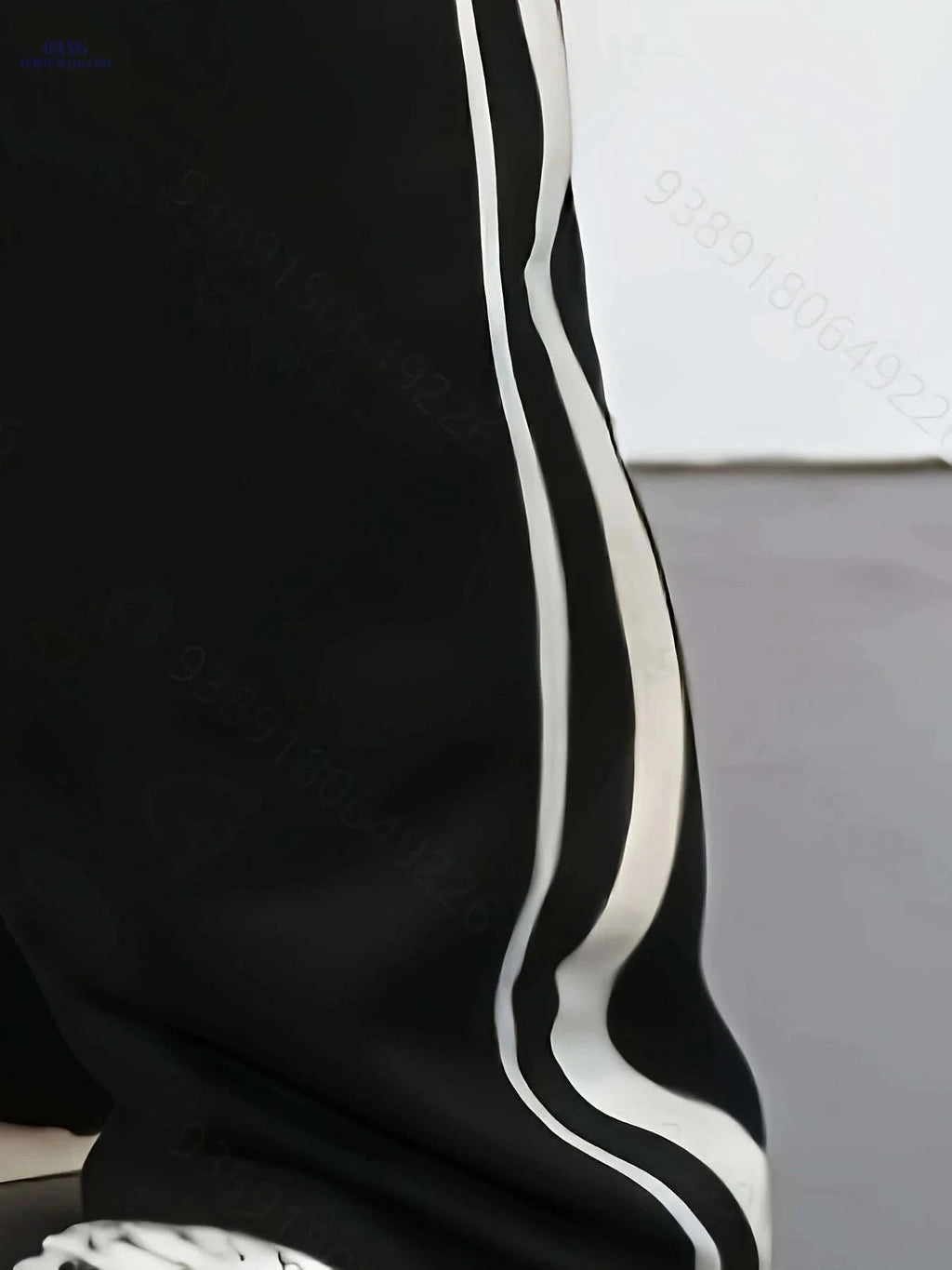 Men's Casual Printed Sports Pants - Lightweight & Comfortable Fit   OAXG Black / FR S