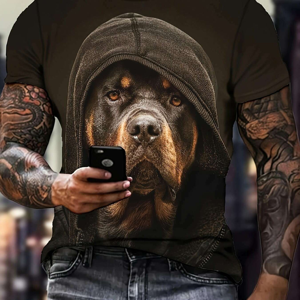 men-s-casual-rottweiler-print-t-shirt-soft-polyester-crew-neck-oaxg-plt