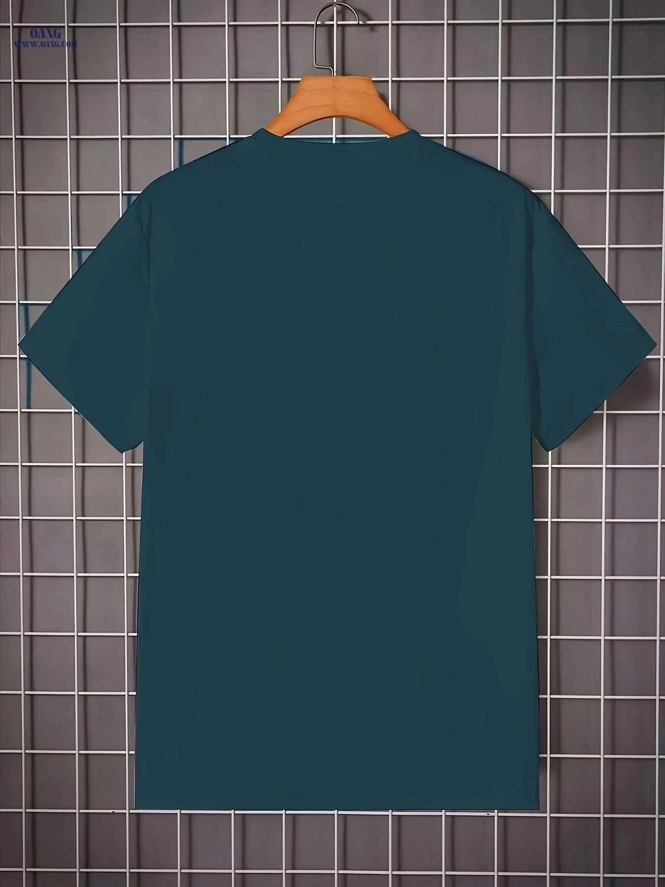 Men's Casual Short Sleeve T-Shirt - "Face the Future" Print, Lightweight   OAXG Mixed Color / S